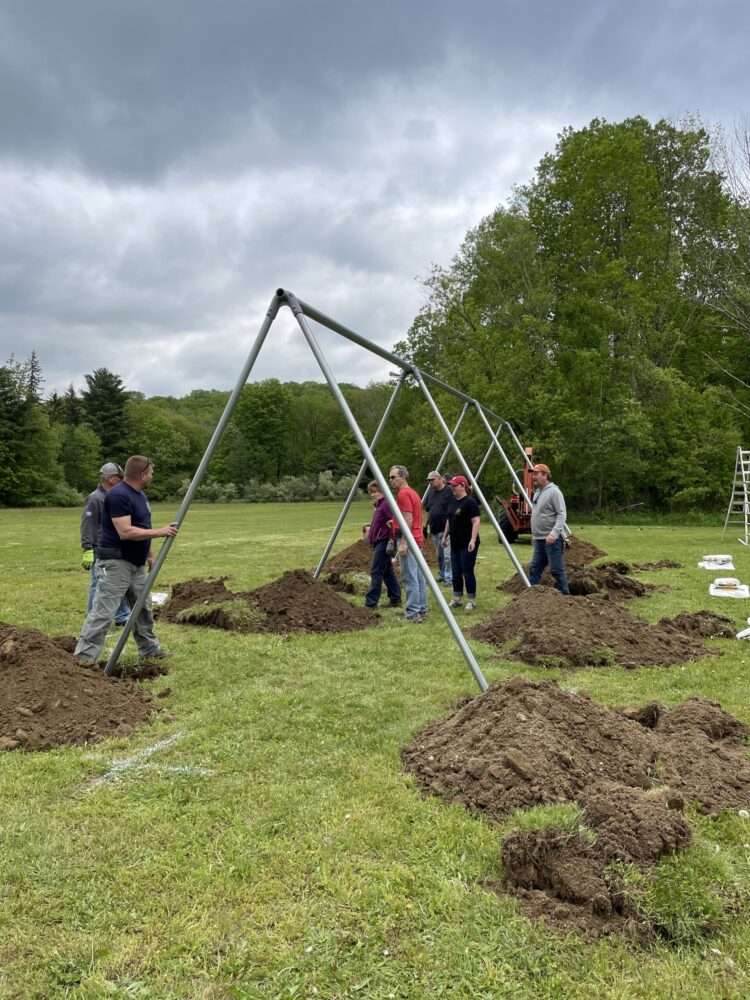 Alain White Playground Installation May 2023